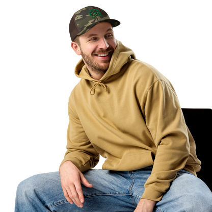 Camouflage trucker hat