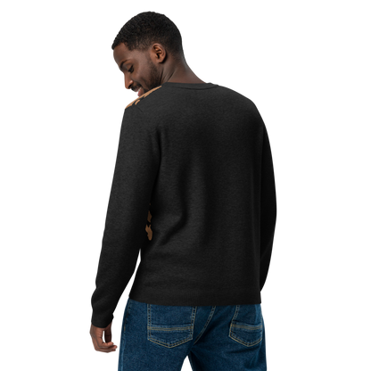Knitted crew neck sweater
