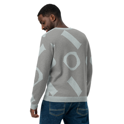 Knitted crew neck sweater