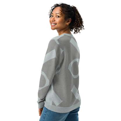 Knitted crew neck sweater