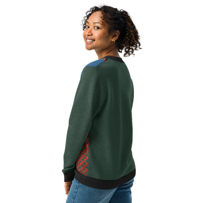 Knitted crew neck sweater