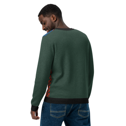 Knitted crew neck sweater