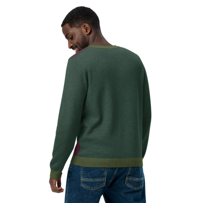 Knitted crew neck sweater