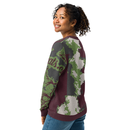 Knitted crew neck sweater