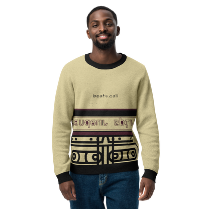 Knitted crew neck sweater