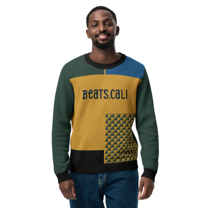 Knitted crew neck sweater