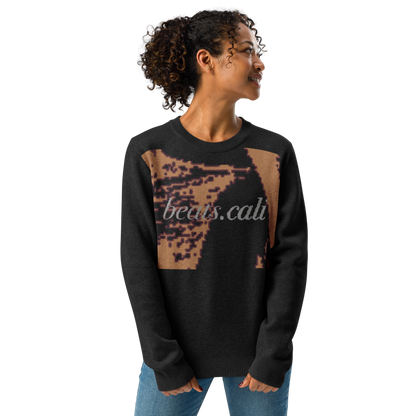 Knitted crew neck sweater