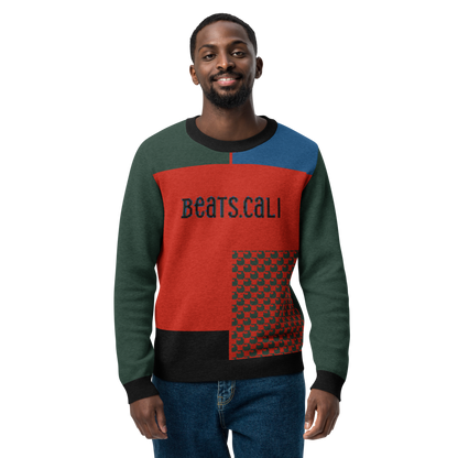 Knitted crew neck sweater