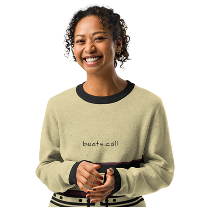Knitted crew neck sweater