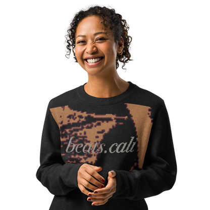 Knitted crew neck sweater