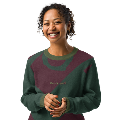 Knitted crew neck sweater