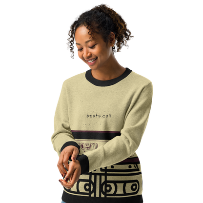 Knitted crew neck sweater