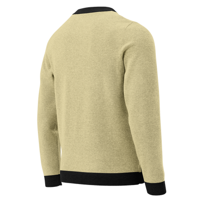 Knitted crew neck sweater