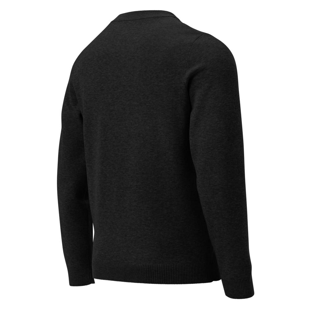 Knitted crew neck sweater