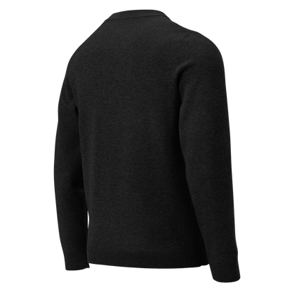 Knitted crew neck sweater