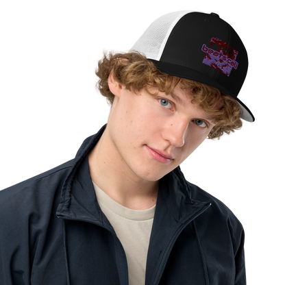 Closed-back trucker cap