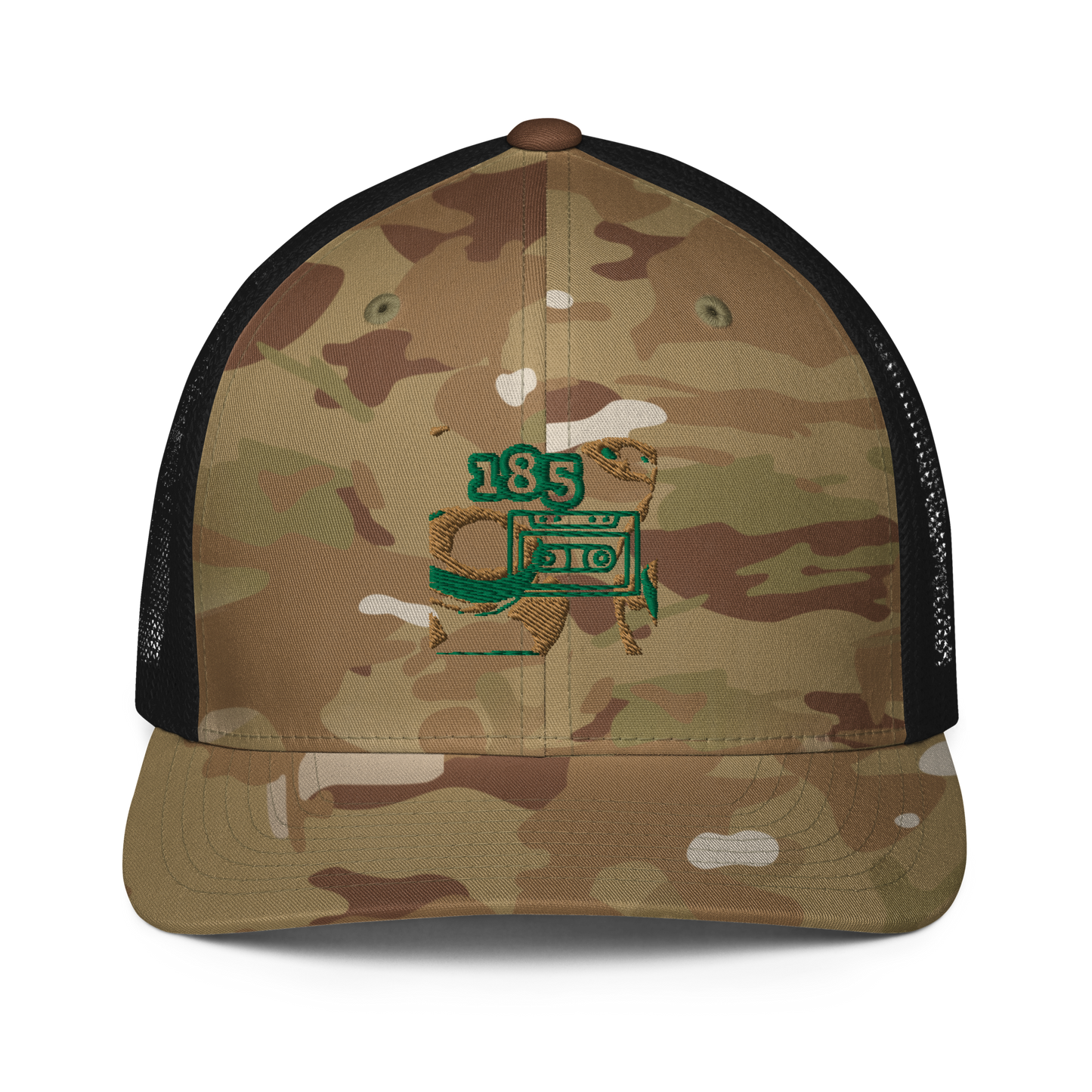 Closed-back trucker cap