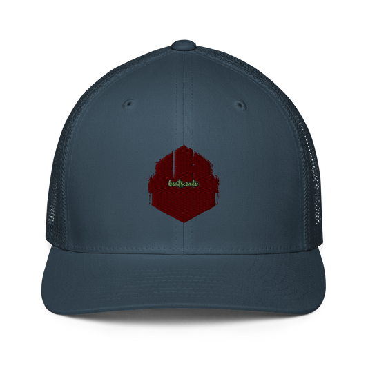 Closed-back trucker cap
