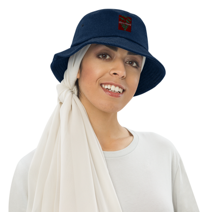 Denim bucket hat