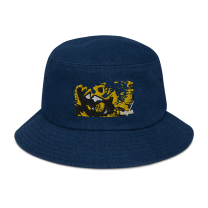 Denim bucket hat