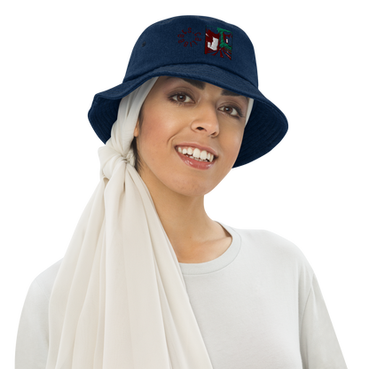 Denim bucket hat