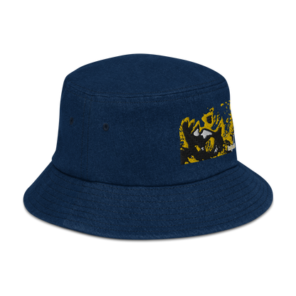 Denim bucket hat