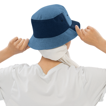 Denim bucket hat