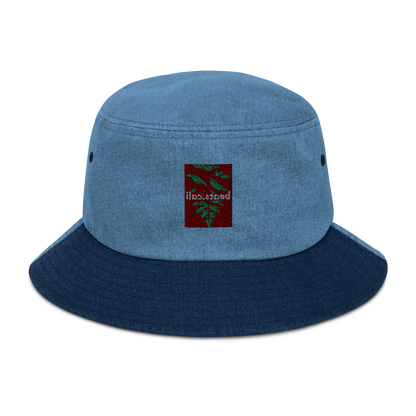 Denim bucket hat