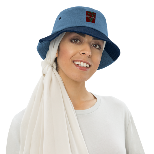 Denim bucket hat
