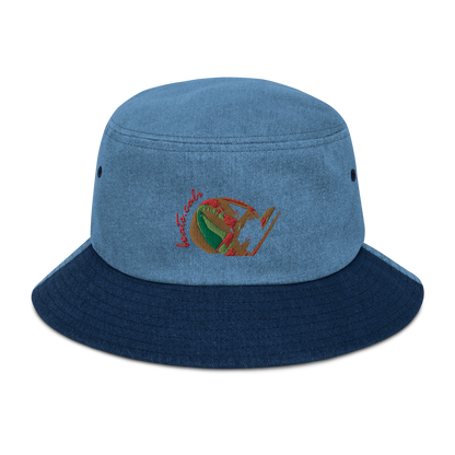 Denim bucket hat