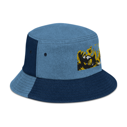 Denim bucket hat