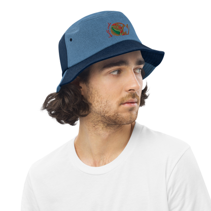 Denim bucket hat