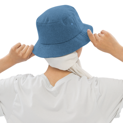 Denim bucket hat