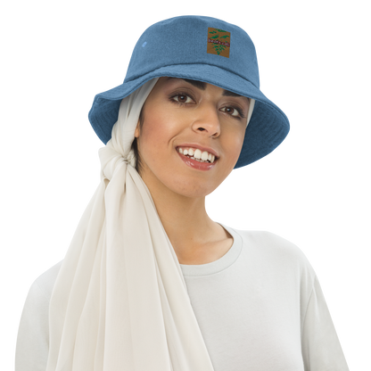 Denim bucket hat