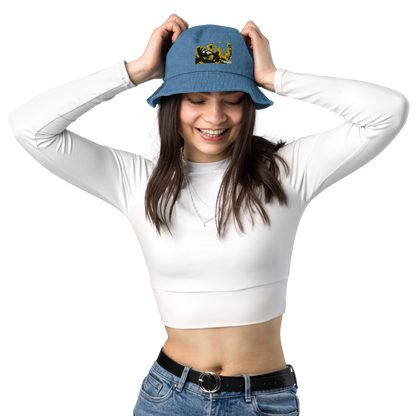Denim bucket hat