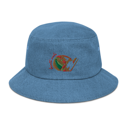 Denim bucket hat
