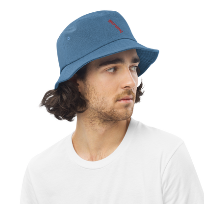 Denim bucket hat