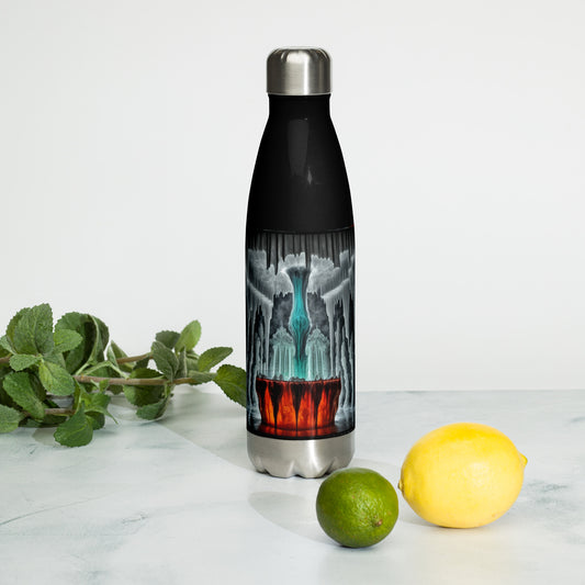 Stay refreshed and hydrated throughout your day with the Beats.Cali stainless steel water bottle, whether you're commuting, hiking, or simply on the move. Crafted with high-grade stainless steel and featuring a double-walled design, this water bottle keeps your beverages hot or cold for hours. Its odourless and leak-proof cap ensures worry-free use on the go. 