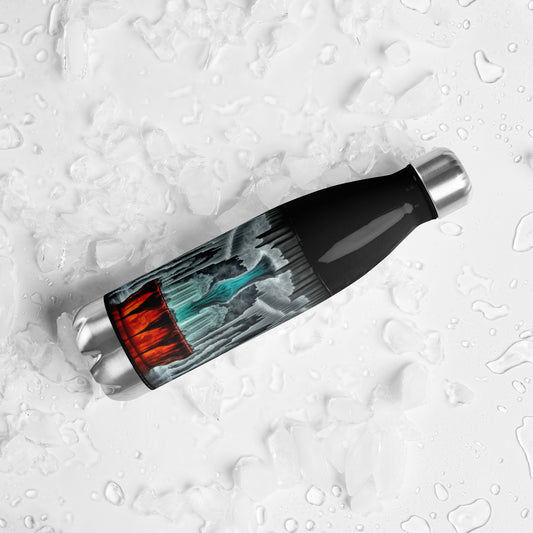 Stay refreshed and hydrated throughout your day with the Beats.Cali stainless steel water bottle, whether you're commuting, hiking, or simply on the move. Crafted with high-grade stainless steel and featuring a double-walled design, this water bottle keeps your beverages hot or cold for hours. Its odourless and leak-proof cap ensures worry-free use on the go. 