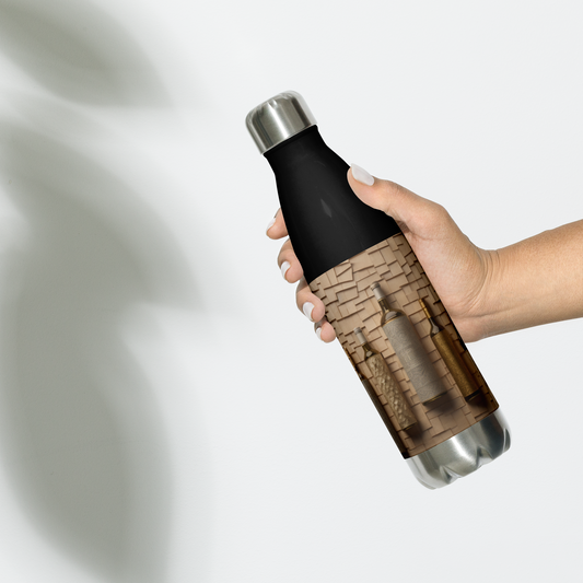 Stay refreshed and hydrated throughout your day with the Beats.Cali stainless steel water bottle, whether you're commuting, hiking, or simply on the move. Crafted with high-grade stainless steel and featuring a double-walled design, this water bottle keeps your beverages hot or cold for hours. Its odourless and leak-proof cap ensures worry-free use on the go. 