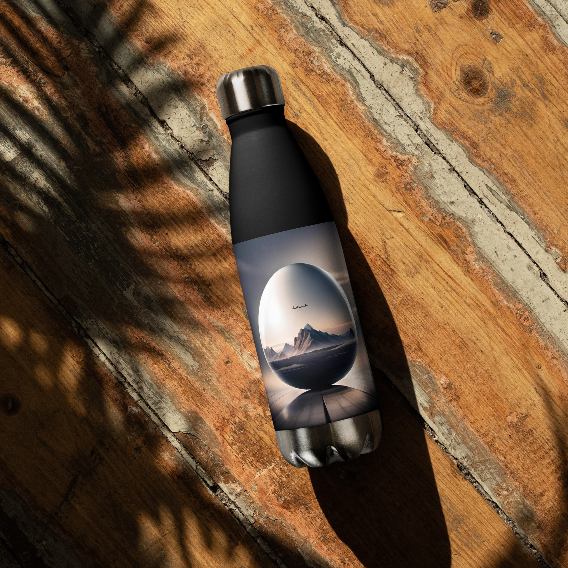 Stay refreshed and hydrated throughout your day with the Beats.Cali stainless steel water bottle, whether you're commuting, hiking, or simply on the move. Crafted with high-grade stainless steel and featuring a double-walled design, this water bottle keeps your beverages hot or cold for hours. Its odourless and leak-proof cap ensures worry-free use on the go. 