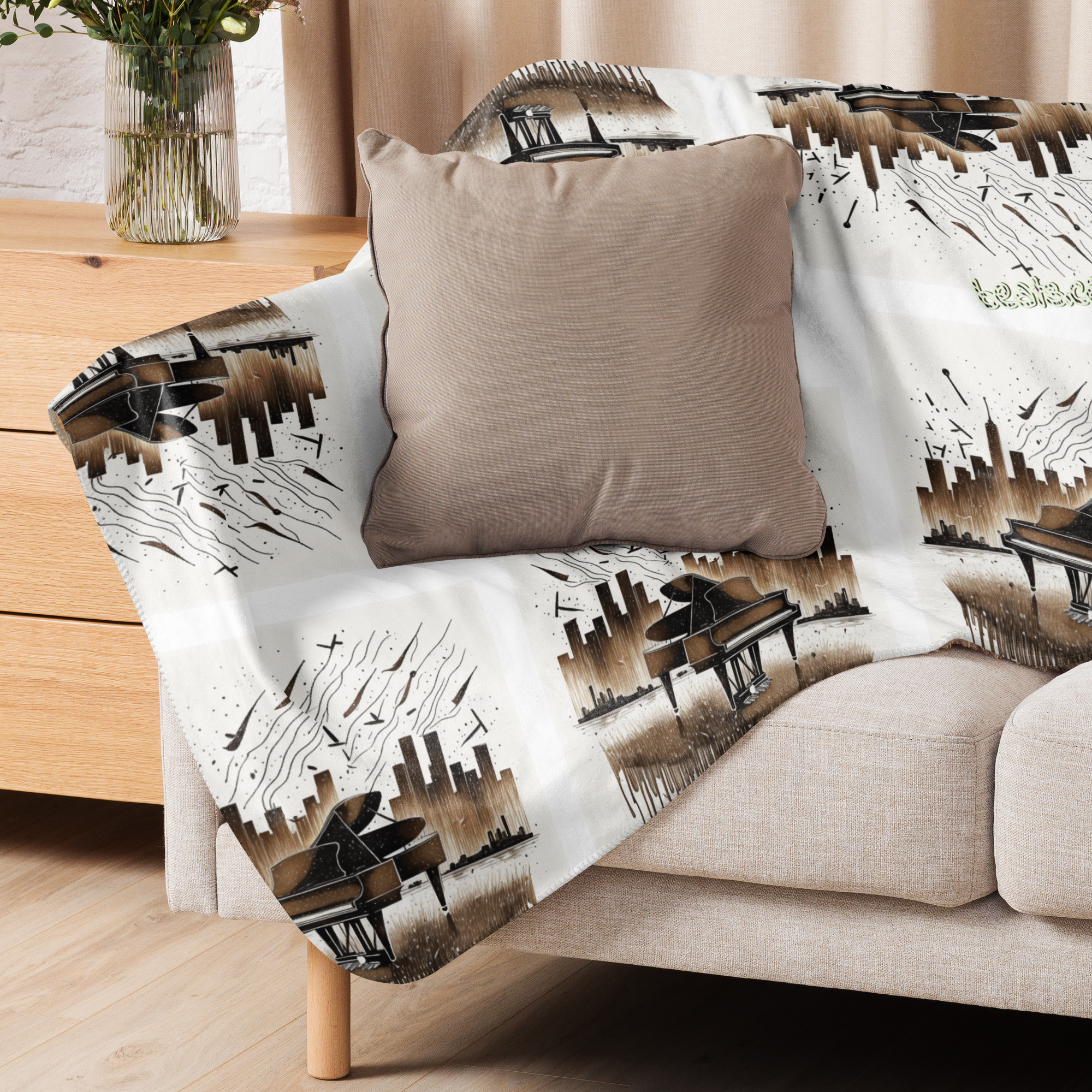 This exquisite sherpa blanket combines a plushie feel with exceptional softness, making it the ultimate comfort companion. Perfect for daily use while lounging on the couch, snuggling up on chilly evenings, or styling your room—this blanket offers unmatched comfortability, style and warmth.