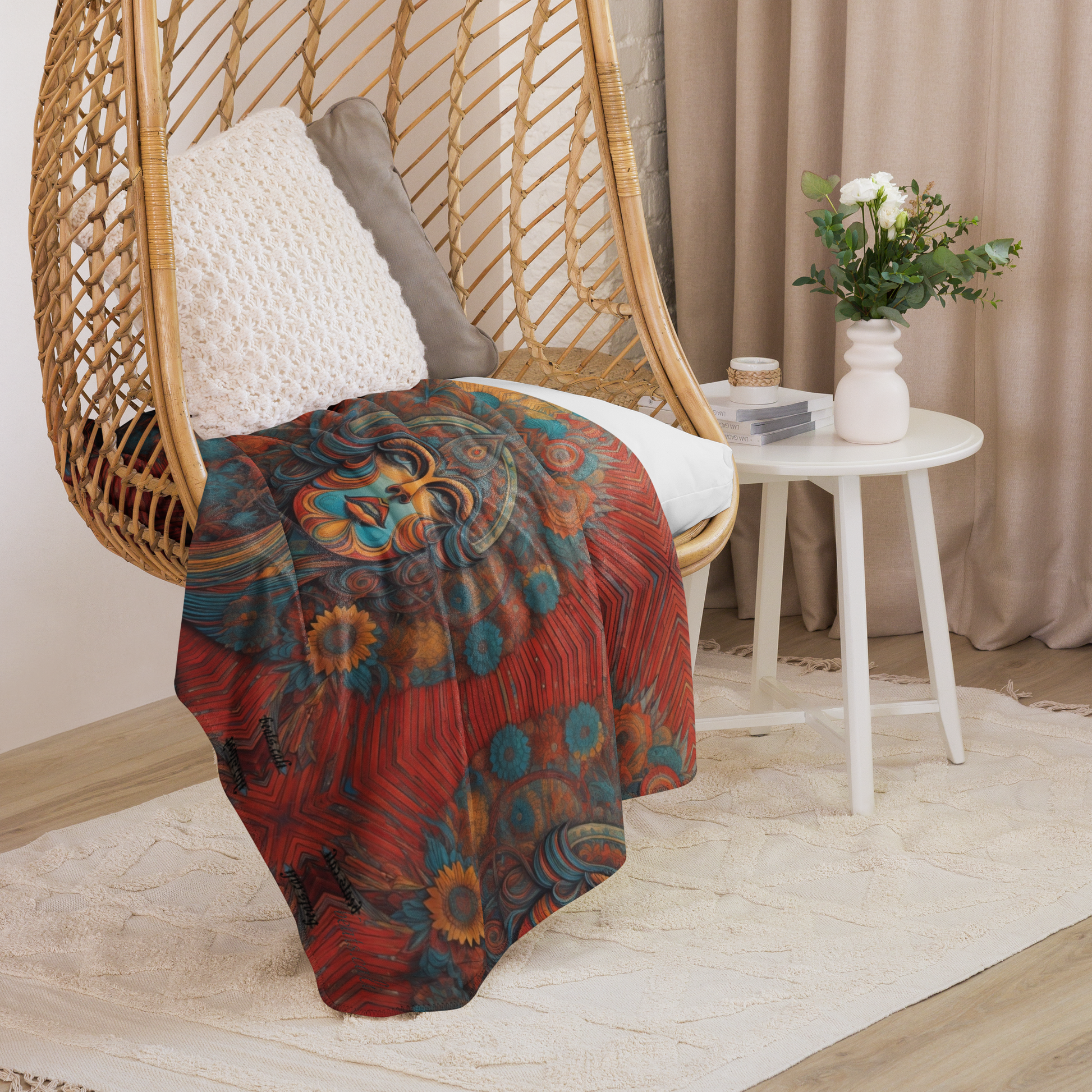 Indulge in comfort and style with our exquisite sherpa blanket, where plushie feel meets exceptional softness. Designed to be your ultimate comfort companion, this blanket offers unparalleled coziness and warmth, perfect for daily use while lounging on the couch, snuggling up on chilly evenings, or adding a stylish touch to your room.
