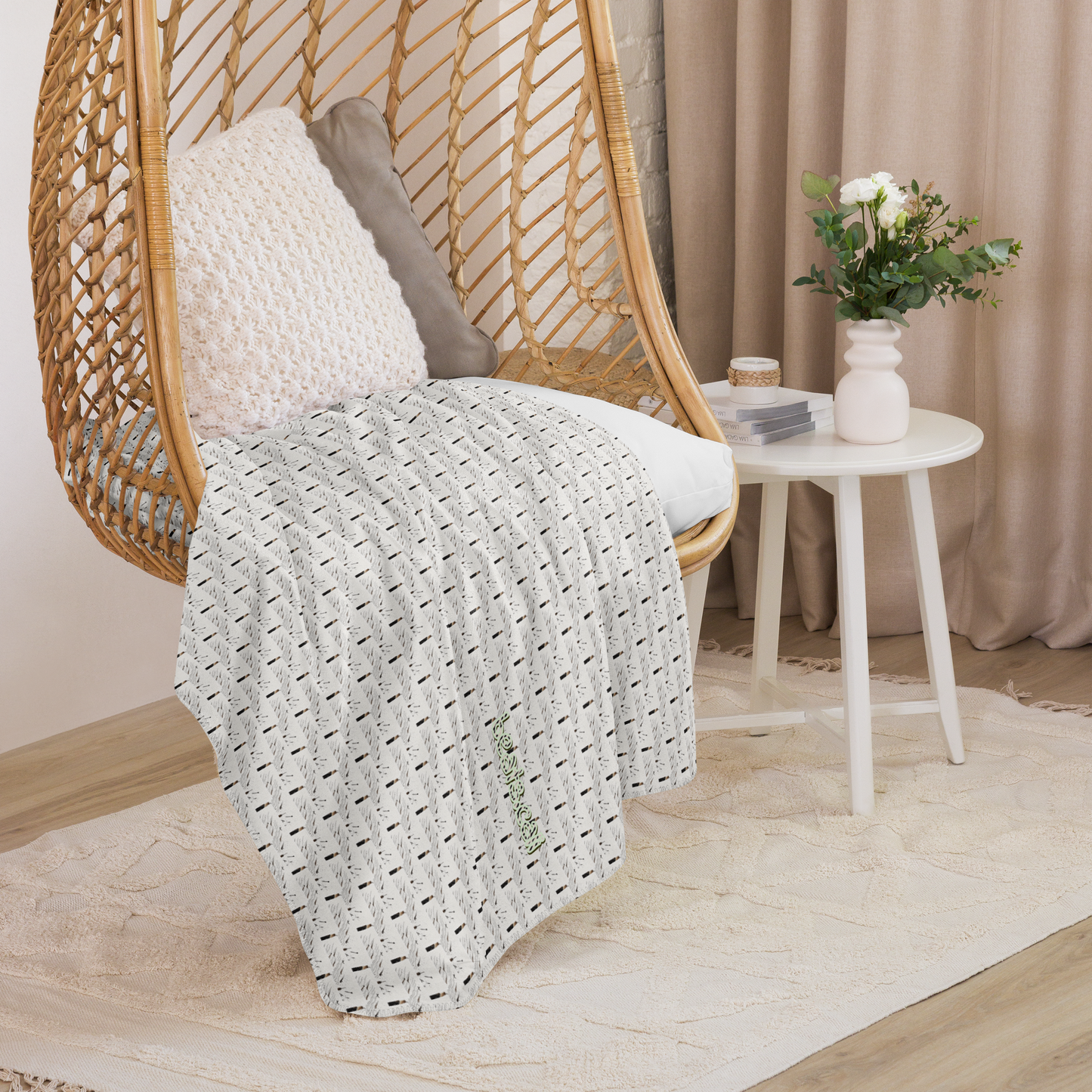 Indulge in comfort and style with our exquisite sherpa blanket, where plushie feel meets exceptional softness. Designed to be your ultimate comfort companion, this blanket offers unparalleled coziness and warmth, perfect for daily use while lounging on the couch, snuggling up on chilly evenings, or adding a stylish touch to your room.