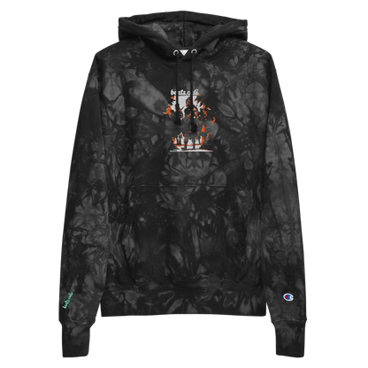 Unisex Champion tie-dye hoodie