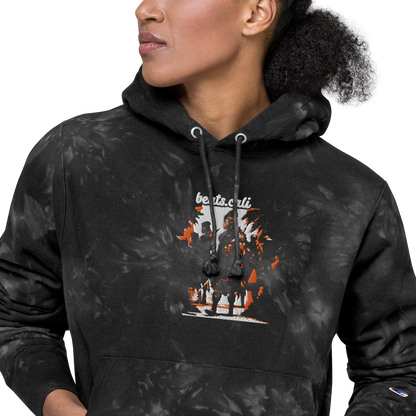 Unisex Champion tie-dye hoodie