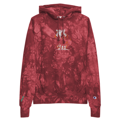 Unisex Champion tie-dye hoodie