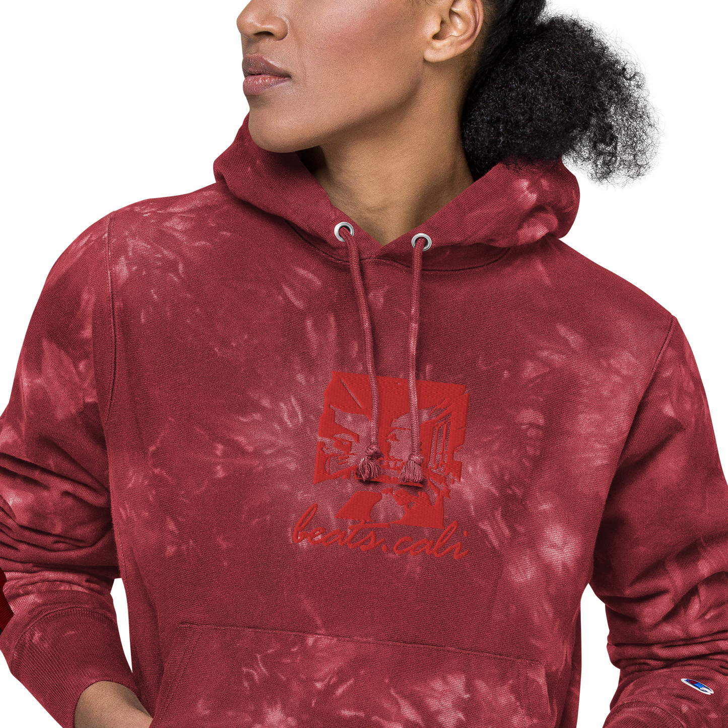 Unisex Champion tie-dye hoodie