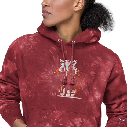 Unisex Champion tie-dye hoodie