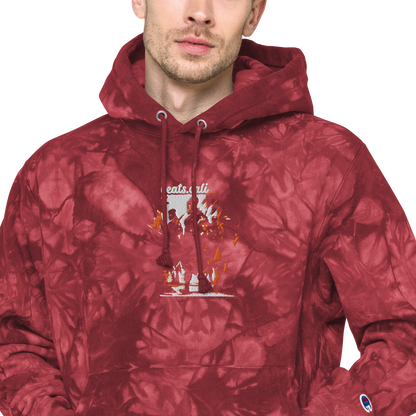 Unisex Champion tie-dye hoodie